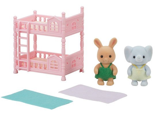 SYLVANIAN SUNNY BUNNY AVEC LIT 5551 WB6 EPOQUE